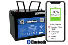 Sunpower PV Solar Panles 12V 100Ah Solar Rep LITHIUM LIP Battery With Bluetooth