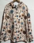 SheIn Curve  Floral Hooded Sweatshirt Size 3XL