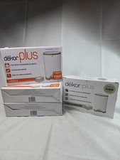 Dekor Plus Diaper Pail Refills 2 Count Most Economical Refill System Lot Of 4