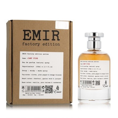 Emir Camp Fire Factory Edition Eau De Parfum 100 ml