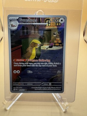 Pokémon Gumshoos 153/132 ME01: Mega Evolution Illustration Rare Holo 100HP