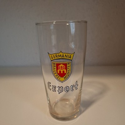 Sammler Bier Glas Germania Brauerei Münster, Export, 0,2 L