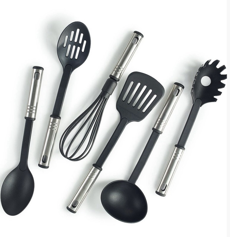 Tools of the Trade 7-Piece Utensil Set 🖤🩶