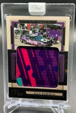 2025 Panini Turn Four Racing Pit Wall ALEX BOWMAN RACE USED 3-CLR #63/99