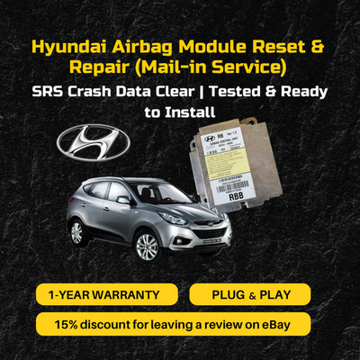 Airbag Module Reset & Repair for Hyundai SRS - Crash Data Clear Service mail-in