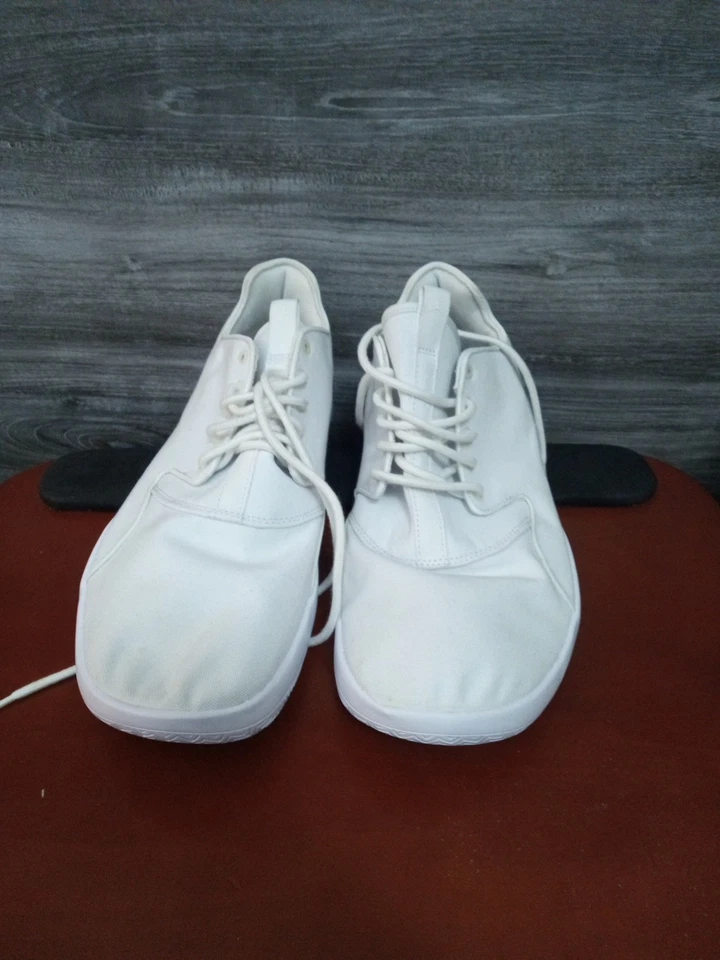 Jordan Eclipse 724010-100 размер 12,5 новый без коробки белый холст кроссовки - Изображение 3 из 4