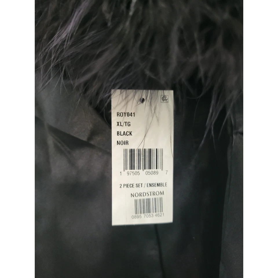 Новый с Ярлыками в цвету на Jonquil черный пижамы комплект XL перо белье Sleepwear Nordstrom - Изображение 2 из 4