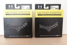 Under Armour Pure Stretch Underwear x2 No Show Panties Cheeky and Thong Grey