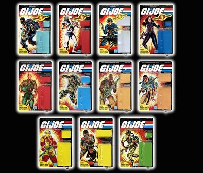 1984 - GI JOE Series 3  **RESTORATION** Cardback Kits with bubble **YOU CHOOSE**
