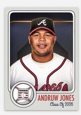 Andruw Jones Aceo Card 2026 Baseball Hall of Fame HOF Atlanta Braves