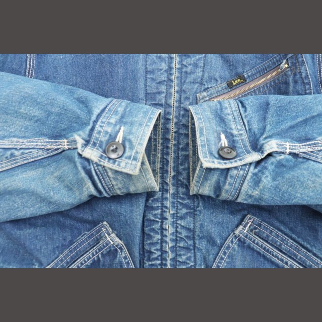 LEE 60s 70s VINTAGE TALON ZIPPER LINED BLANKET DENIM JACKET