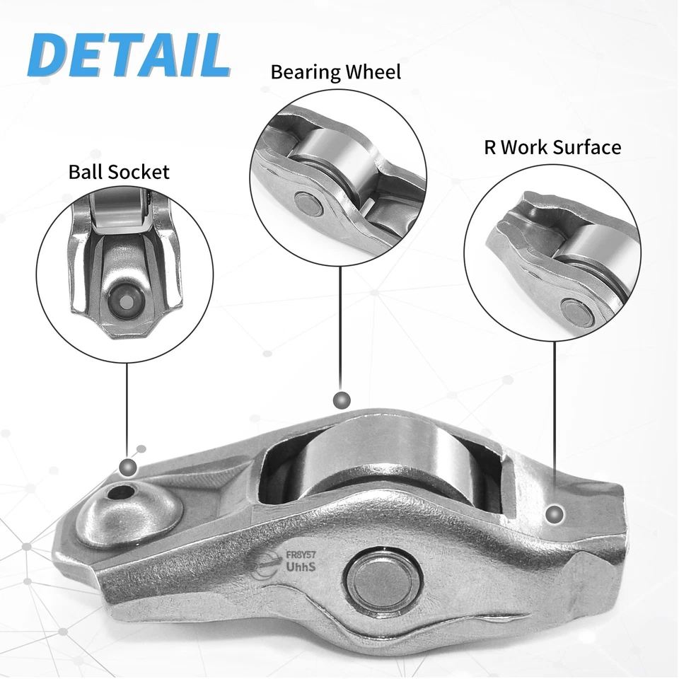 Brazos basculantes EPChunMi 8 piezas para 92-11 Mercury Fit Lincoln 4,6 L 5,4 L V8 Foto 4 de 4