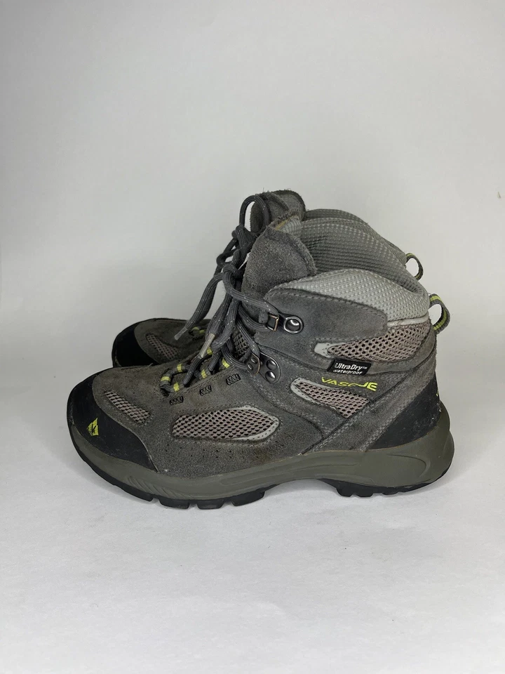 Vasque 7213M Botas Ultra Secas Cuero Gris Senderismo Senderismo Aire Libre Juveniles Talla 5M Foto 3 de 4