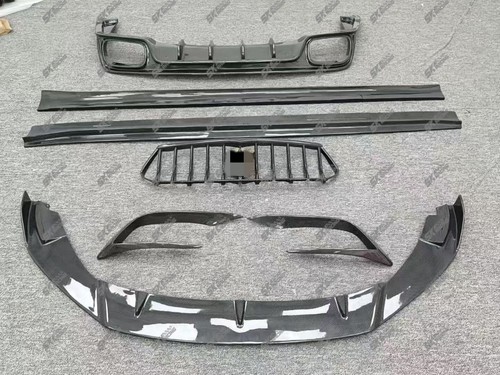Carbon Fiber Side Skirts Front Lip Rear Diffuser Kits Fits 18-23 Maserati Ghibli - Picture 15 of 16