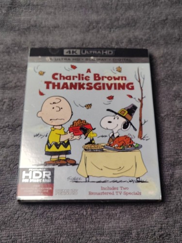 A Charlie Brown Thanksgiving Bonus Peanuts TV Blu-ray 4k Ultra HD DVD & Slipcase - Picture 10 of 14
