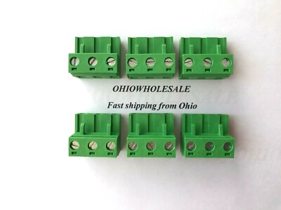 3 PIN 7.62MM REPLACEMENG OF PHOENIX CONTACT 1767012 Pack of 6