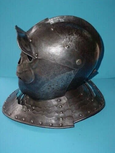 Helmet Savoyard Medieval Helmet Replica of The Original Totenkopf Helmet–1600 - Picture 4 of 4