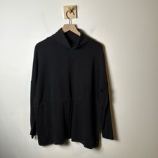 Athleta Black Balance Cinch Sweatshirt Womens size L