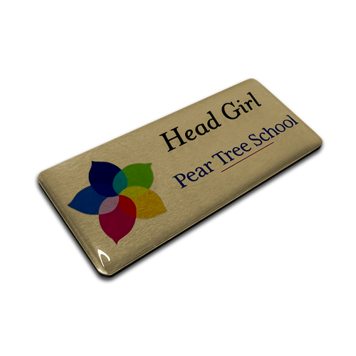 Premium Domed Personalised Logo Name Badge Nursery Pre-School College University - Picture 4 of 12