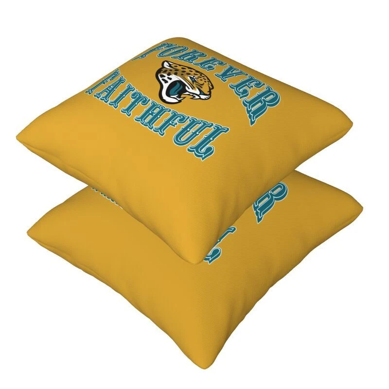 Jacksonville Jaguars Forever Faithful Throw Pillow Covers