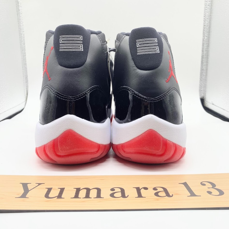 Nike Air Jordan 11 Retro Bred Patent Black Red 378037-010  display picture 1