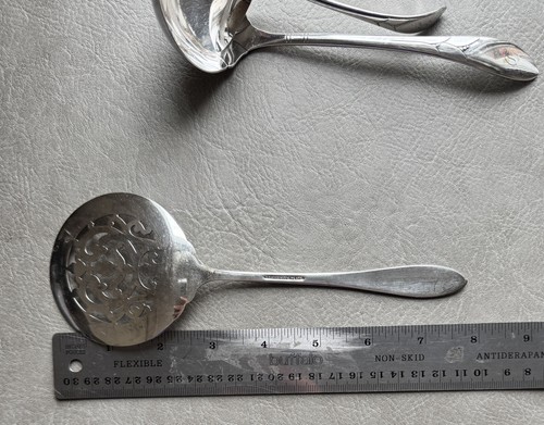 Lady Hamilton 1932 by Community Set Server Spoon Ladle, Silver Plate, Monogram D - Bild 8 von 9