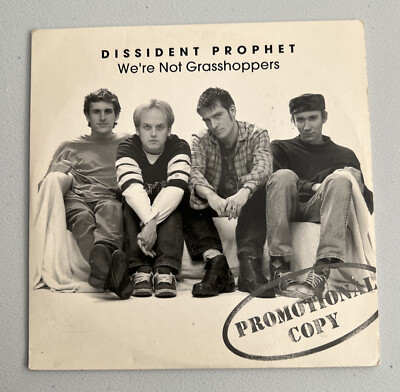 DISSIDENT PROPHET We're Not Grasshoppers RARE PROMO CD ALBUM 1996 EX/NM