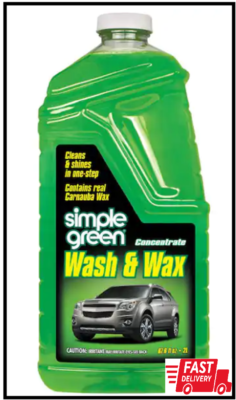 #ad #ad 67 oz. Simple Green Streak Free Car Wash and Carnauba Wax Soap Formula $8.85