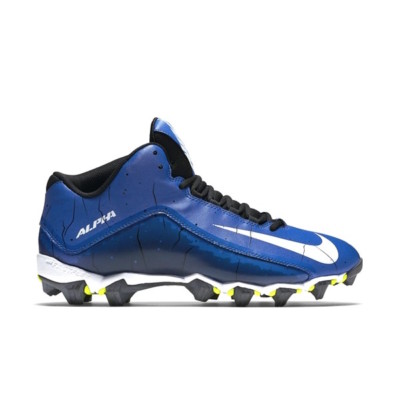 Men's Nike Alpha Shark 3/4 Plastic Football Cleats 