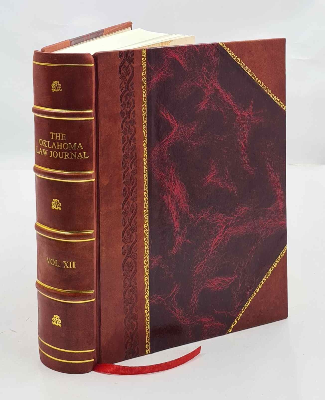 The Oklahoma law journal. Volume 12 1914 [Leather Bound]