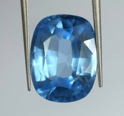 Aqua Blau Aquamarin 9.15 CT Natürlich Kissen Edelstein Certified C5867 Best Gift