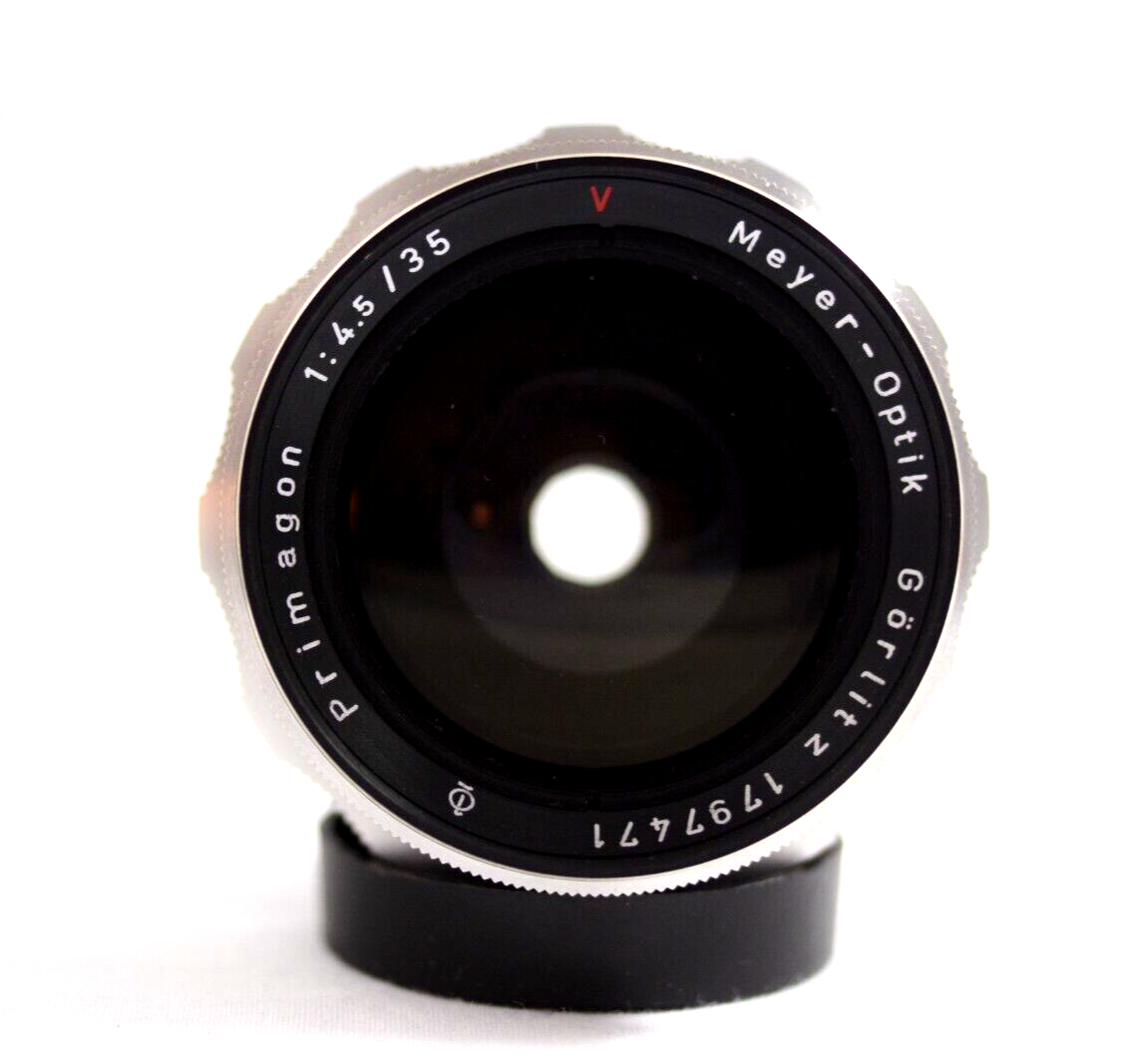 VINTAGE EXAKTA MOUNT MEYER-OPTIK GORLITZ RED V 35MM F4.5 VINTAGE EXAKTA MOUNT MEYER-OPTIK GORLITZ RED V 35MM F4.5