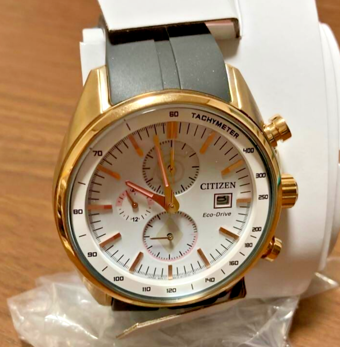 USED Excellent] CITIZEN x NARUTO CA0593-17A Sakura Chronograph
