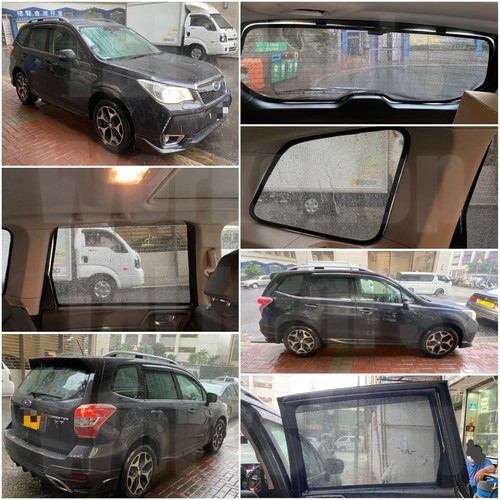 Magnetic Sunshade for Subaru Forester Set of 7 pcs - Foto 15 di 17