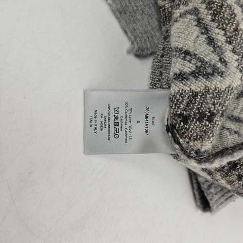 Dior Homme Gray Wool Sweater New Size S - Picture 9 of 12