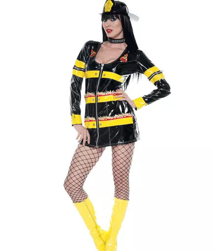 SEXY FORPLAY Too Hot To Handle Sexy Firefighter COSTUME -FREE PRIORITY  SHIPPING | eBay