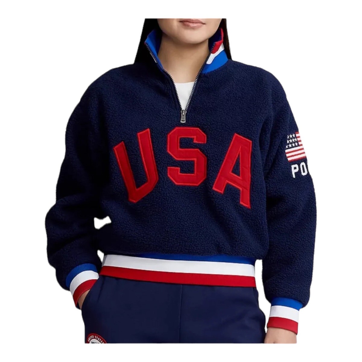 トップス Ralph lauren knit zip blouson navy S トップス Ralph lauren knit zip blouson navy S Polo Ralph