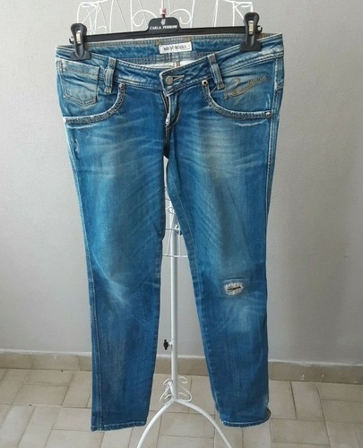 Rosso di Sera jeans pantaloni pants donna woman blu taglia size 40 | eBay