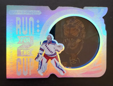 2016-17 UD Black Diamond Henrik Lundqvist Run For The Cup Die Cut 40/99 Rangers
