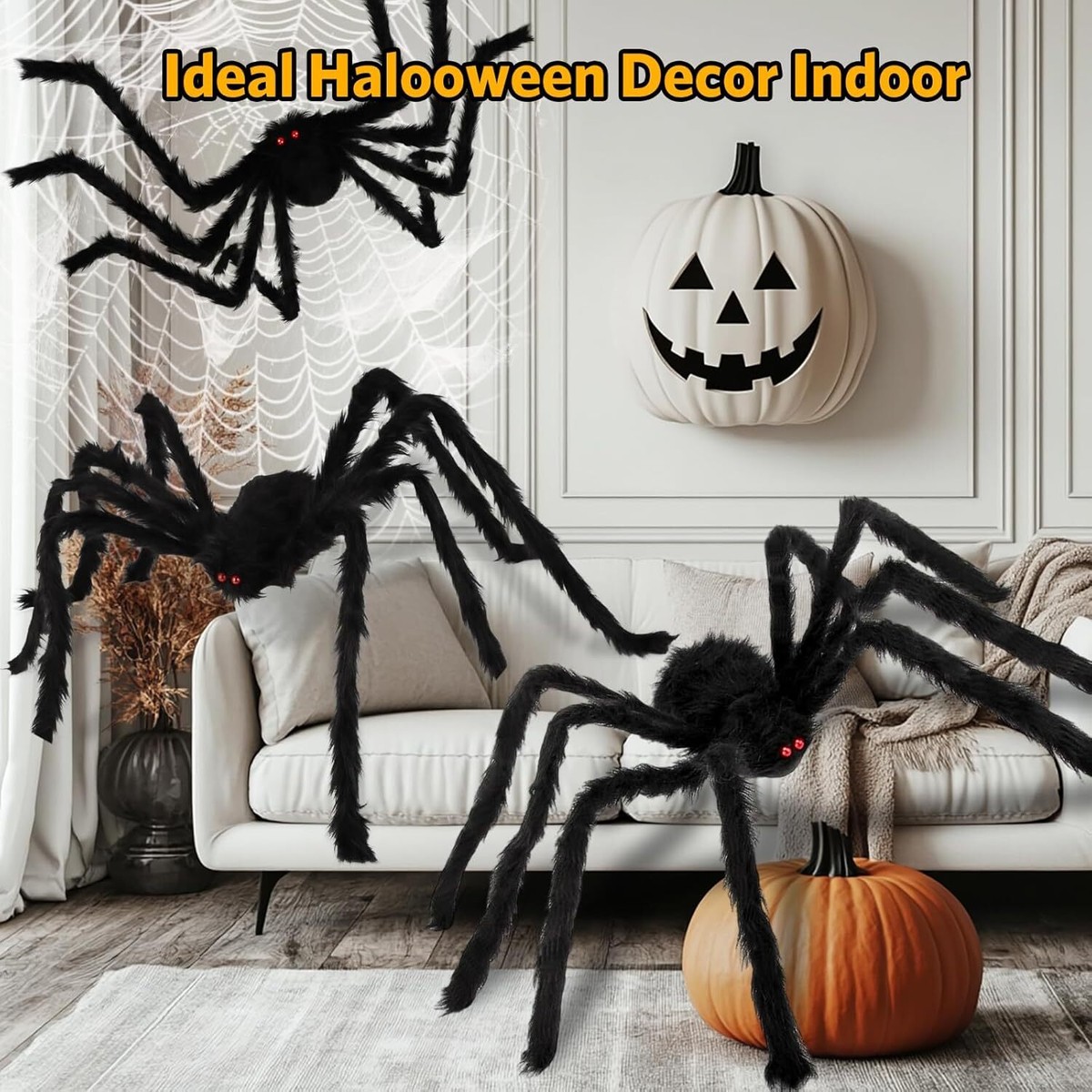 130 Stück Halloween Spinnen Deko – Realistische Plastikspinnen In 5 Farben, Perfekt Für Gruselpartys & Streiche