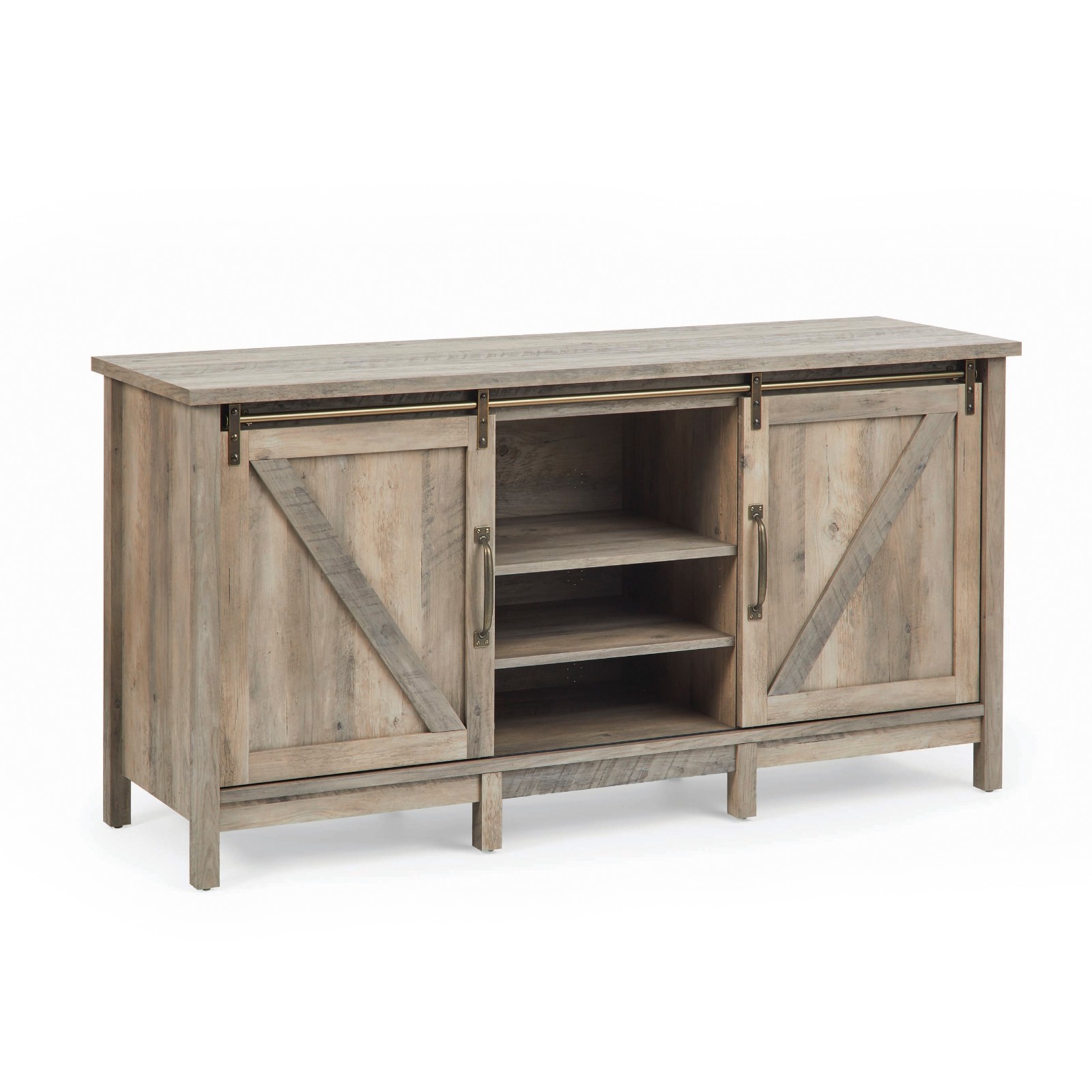 Rustic TV Stand Wood Entertainment Center Farmhouse Television Media Console