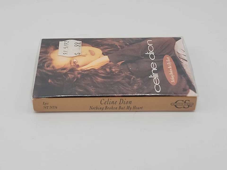 Celine Dion, Nothing Broken But My Heart (Cassette Single Tape) Canada Rare NEW - Image 4 of 4