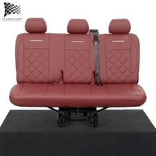 Vw Transporter T6/T6.1 Shuttle Rear Seat Covers Leatherette & Logo (2015 On) 967
