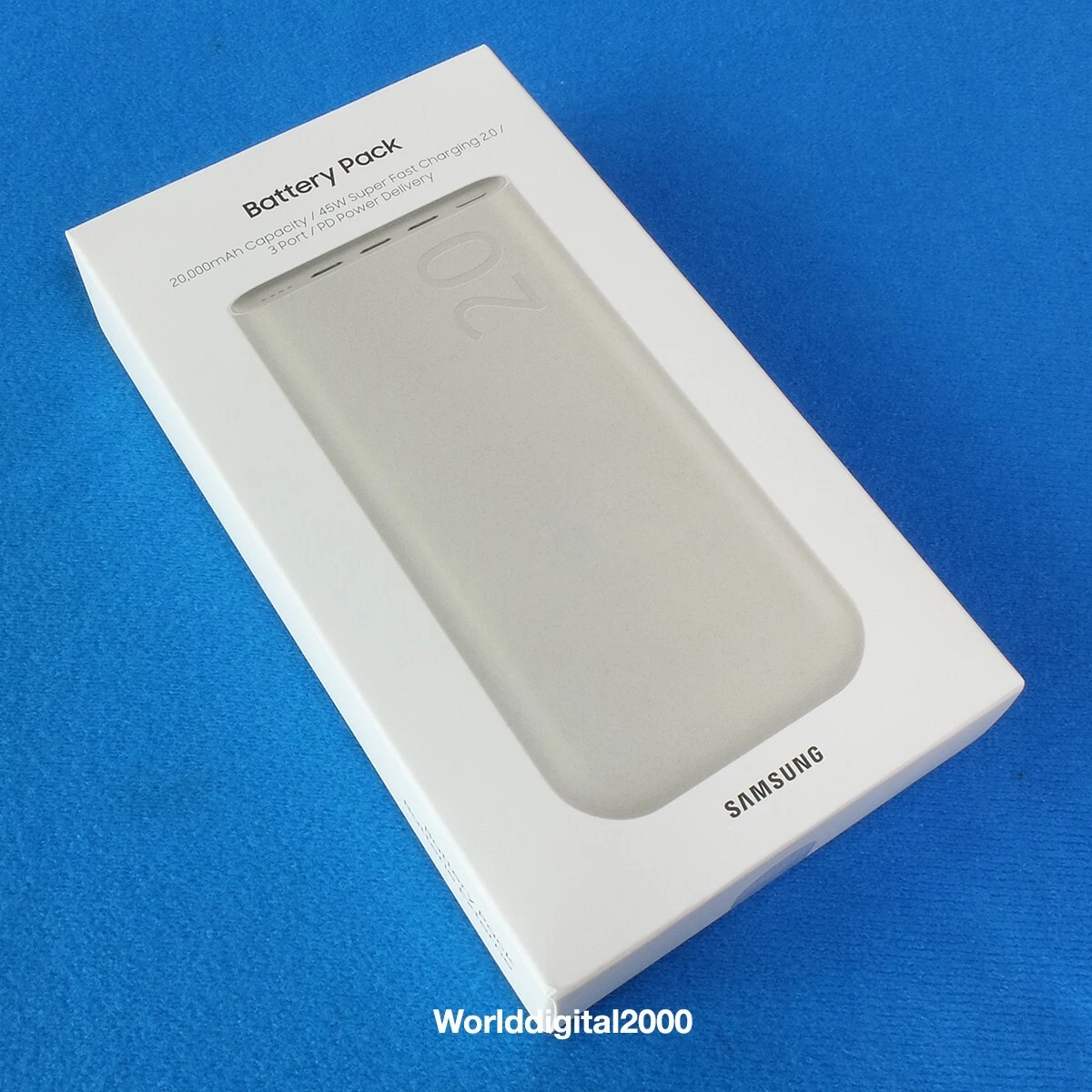 Samsung Genuine 20,000mAh Battery Pack PD EB-P4520 45W Super Fast Charging - Thumbnail 2