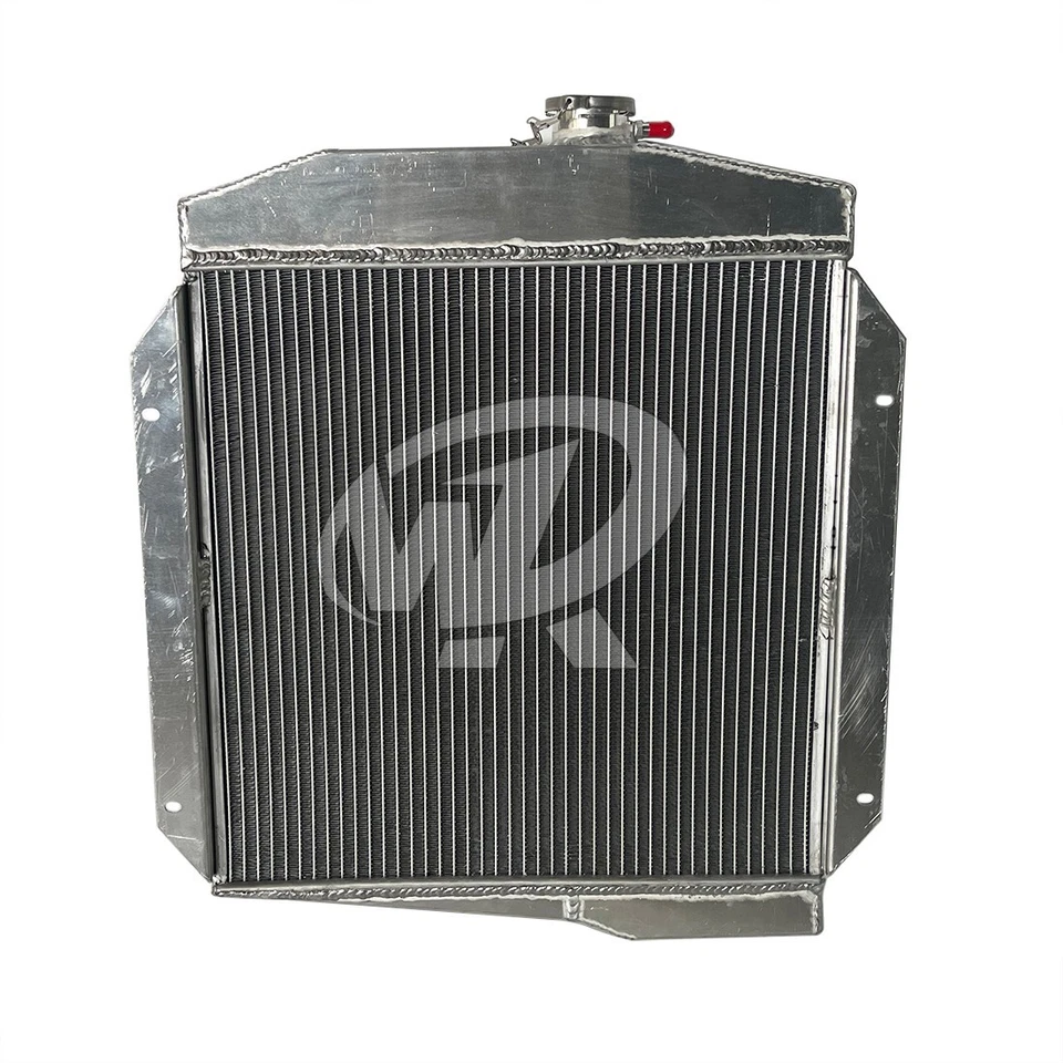 Radiador de aluminio compatible con International Scout 1961-1971 1963 1965 67 2,5 L MT manual Foto 4 de 4