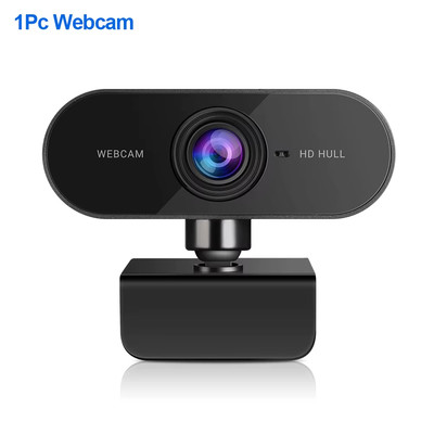 Webcam 1080P Full HD Web Cam with Microphone Rotatable Camera for Tiktok/ Youtub