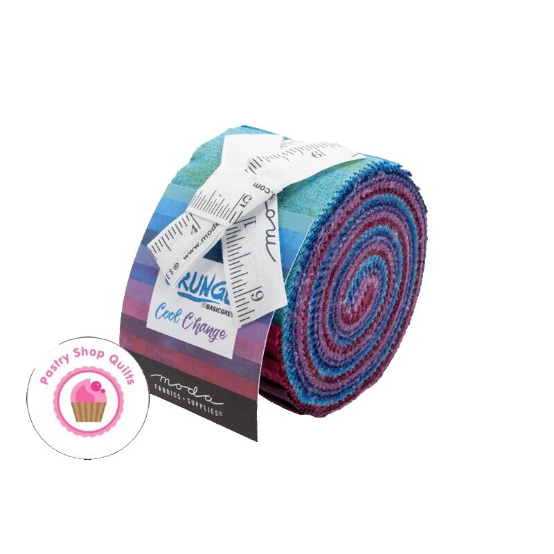 Jelly Rolls, Strips White Cotton Craft Fabrics