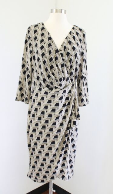 white house black market wrap dress