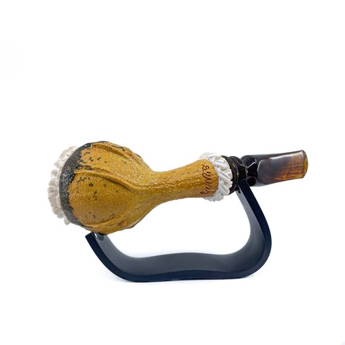 S.Yanik Meerschaum Pipe Handmade Calabash Smoking Pipe, Real Gourd, Tobacco Pipe - Picture 9 of 11
