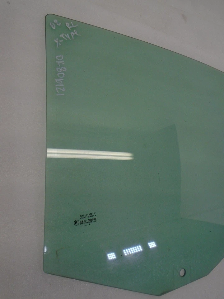 Jaguar X-Type 2002-2008 puerta trasera izquierda lado conductor ventana vidrio OEM DK806121 Foto 4 de 4